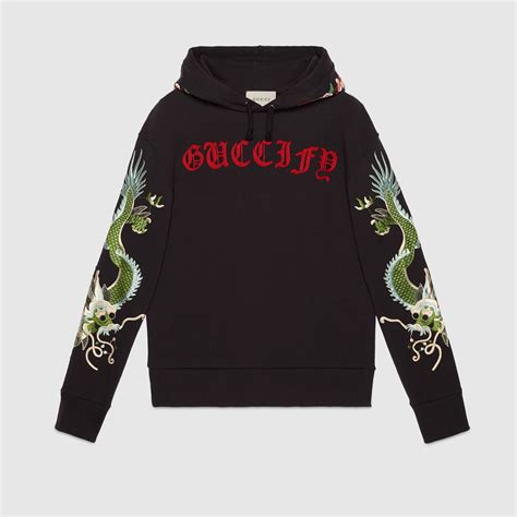 sudadera gucci blanca|Sudaderas para Hombre .